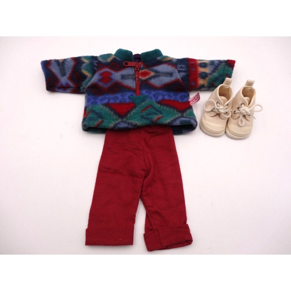 Zapf Creation Baby Doll Clothes Outfit Zipper‎ Top Pants and Tennis Shoes